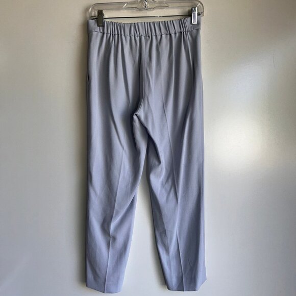 BABATON Atelier Conan Baby Blue Cropped Slim Leg Pull-On Trousers Size 2 - Picture 3 of 13